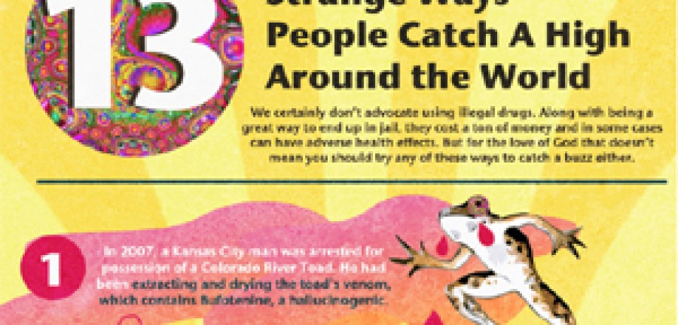 13 Strange Ways People Catch A High Around the World