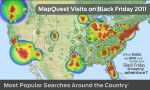 MapQuest Infographic: Miles, Direction & Top Destinations