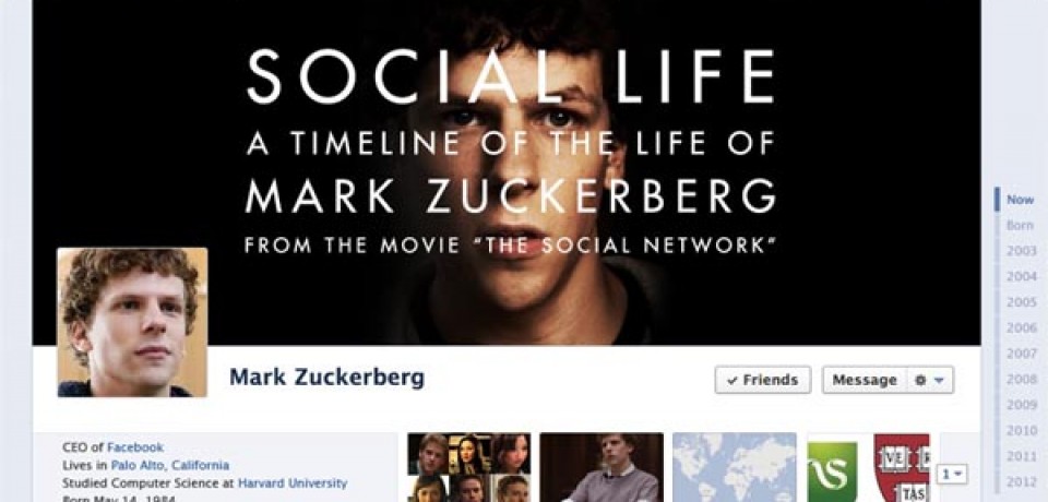 The Facebook Timeline of Mark Zuckerberg