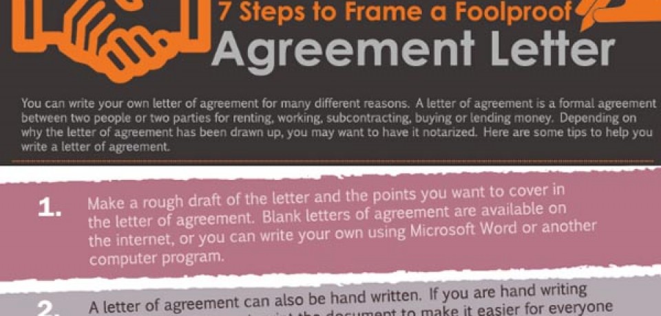 7 Steps to Frame a Foolproof Agreement Letter