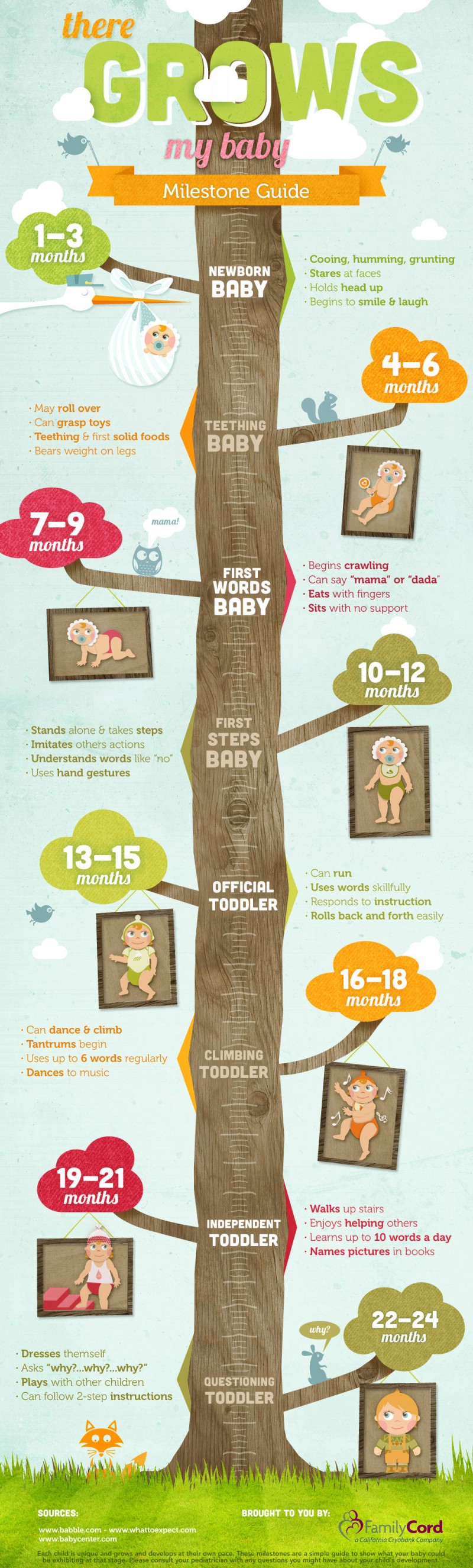 There Grows My Baby! Milestone Guide [Infographic]