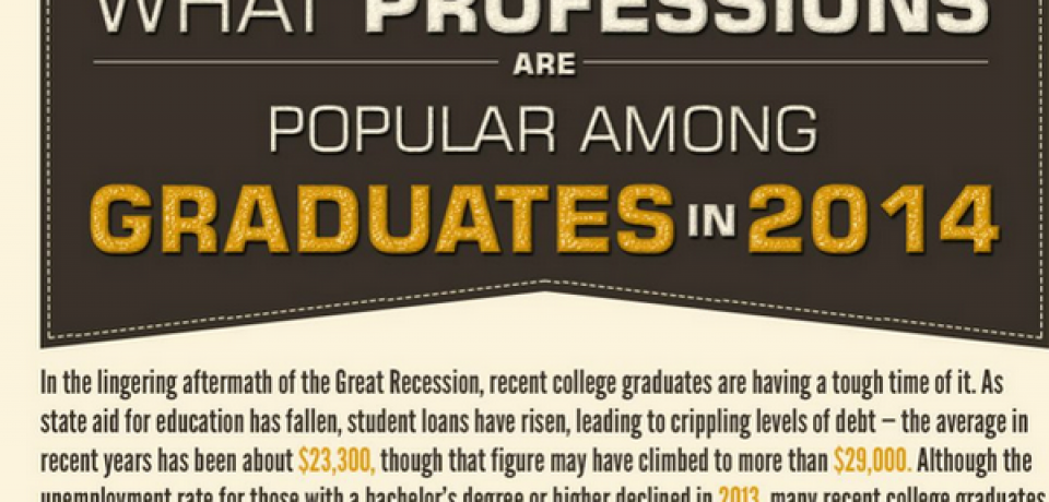 What Professions Are Popular Among Grades in 2014 [Infographic]