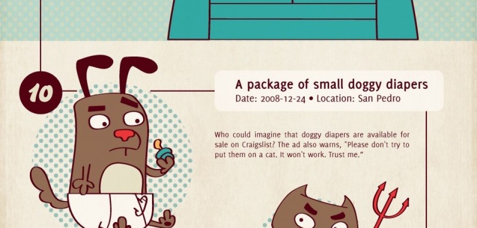 20 of the weirdest posts on Craiglist [Infographic]