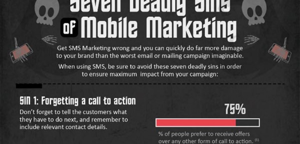 Seven Deadly Sins of Mobile Marketing