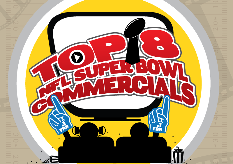 Top 8 NFL Super Bowl Commercials [Infographic] Only Infographic