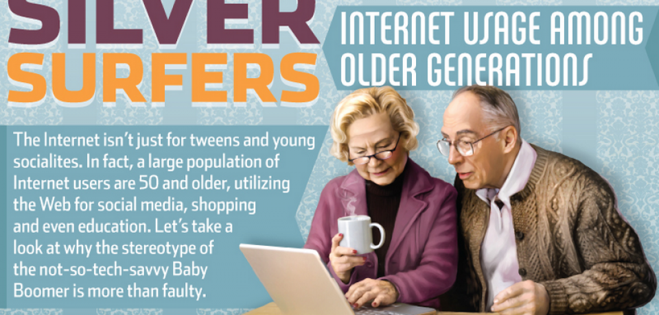Silver Surfers: Internet Usage among Older Generations [Infographic]