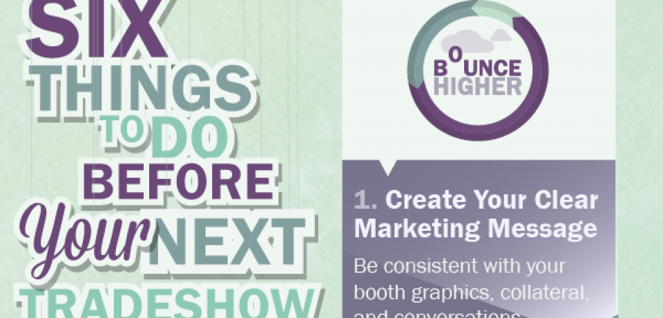 6 Things To Do Before Your Next Trade Show [Infographic]