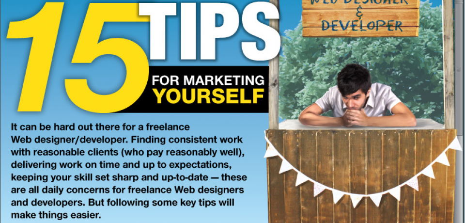 15 Tips for Marketing Yourself as a Web Designer [Infographic]