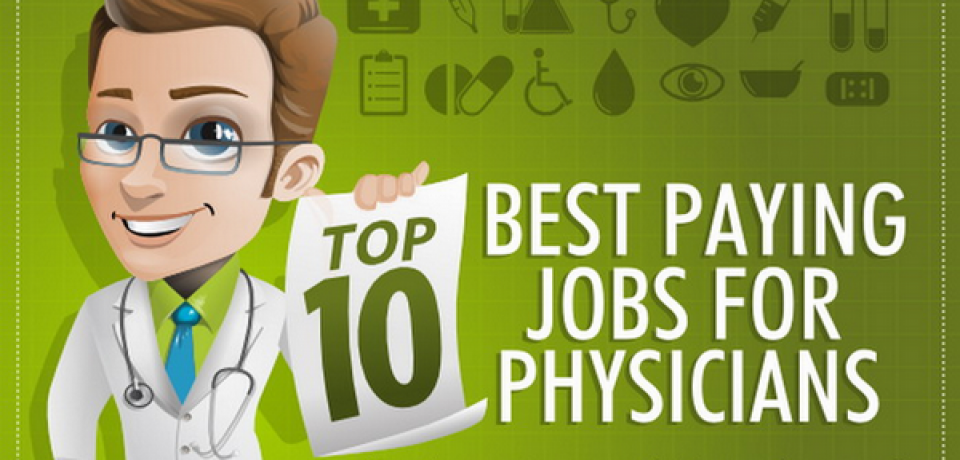 Top 10 Best Paying Jobs for Physicians [Infographic]