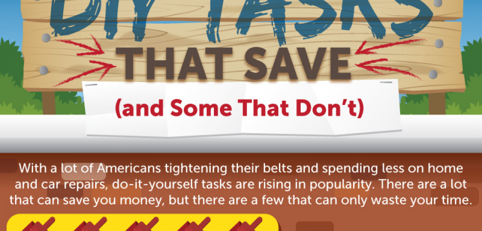 DIY Tasks that Save: And Some that Don’t [Infographic]