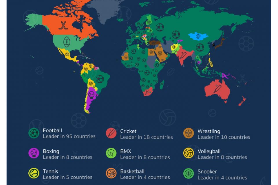 World’s Most Popular Sports [Infographic]