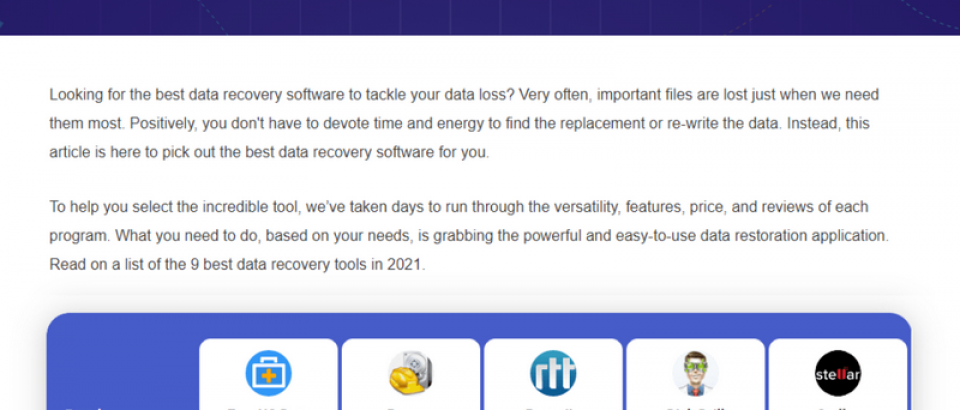 Top 9 Best Data Recovery Software for Windows and Mac